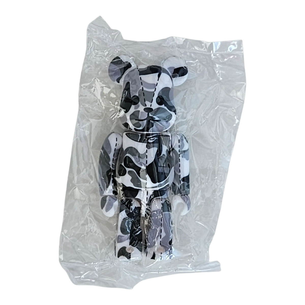 Bearbrick BAPE Play Camo Series 1 Black 100% Vorderseite