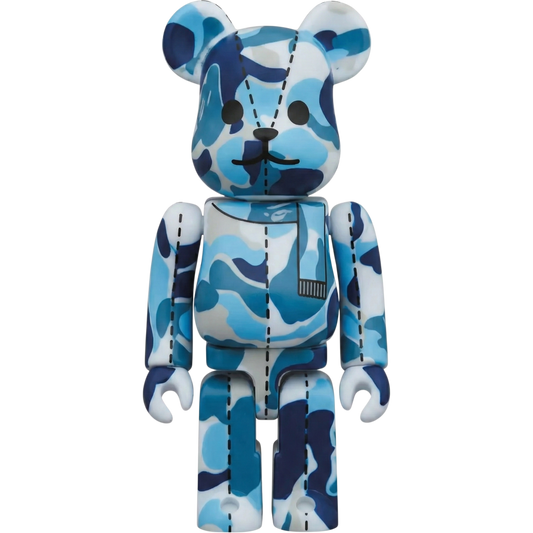 Bearbrick BAPE Play Camo Series 1 Blue 100% Bild