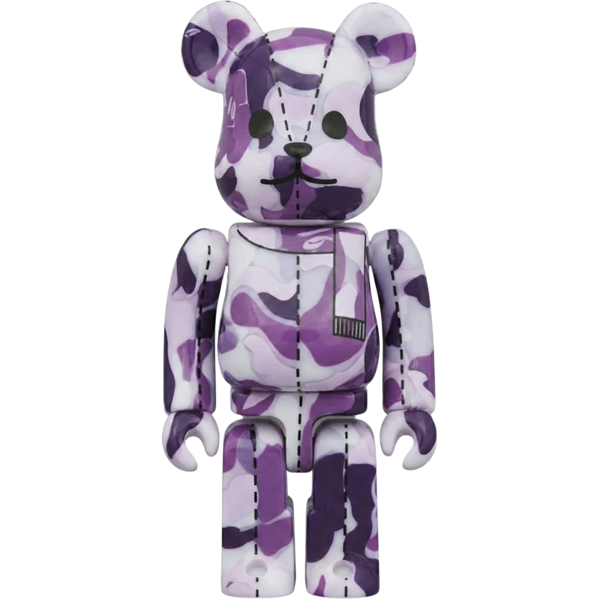 Bearbrick BAPE Play Camo Series 1 Purple 100% Bild