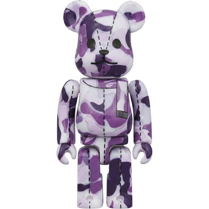 Bearbrick BAPE Play Camo Series 1 Purple 100% Bild