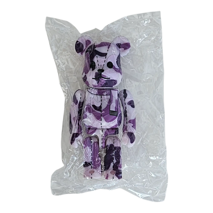 Bearbrick BAPE Play Camo Series 1 Purple 100% Vorderseite
