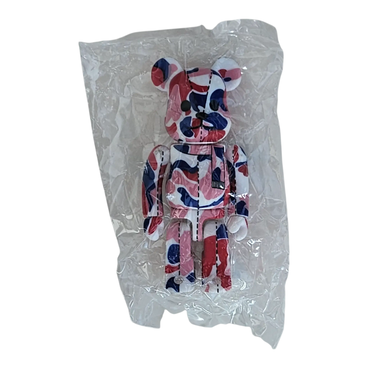 Bearbrick BAPE Play Camo Series 1 Red 100% Vorderseite
