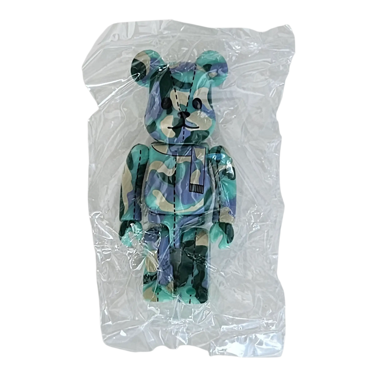 Bearbrick BAPE Play Camo Series 1 Yellow 100% Vorderseite