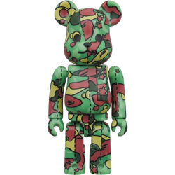 BE@RBRICK BAPE Play Camo Series 2 Crazy/Mix (100%)