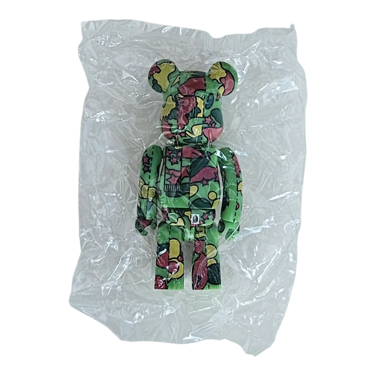 Bearbrick BAPE Play Camo Series 2 Crazy/Mix 100% Rückseite