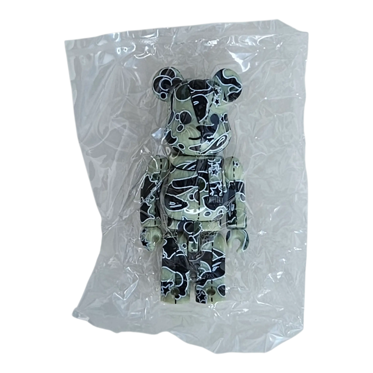 Bearbrick BAPE Play Camo Series 2 Green Type-1 100% in Folie