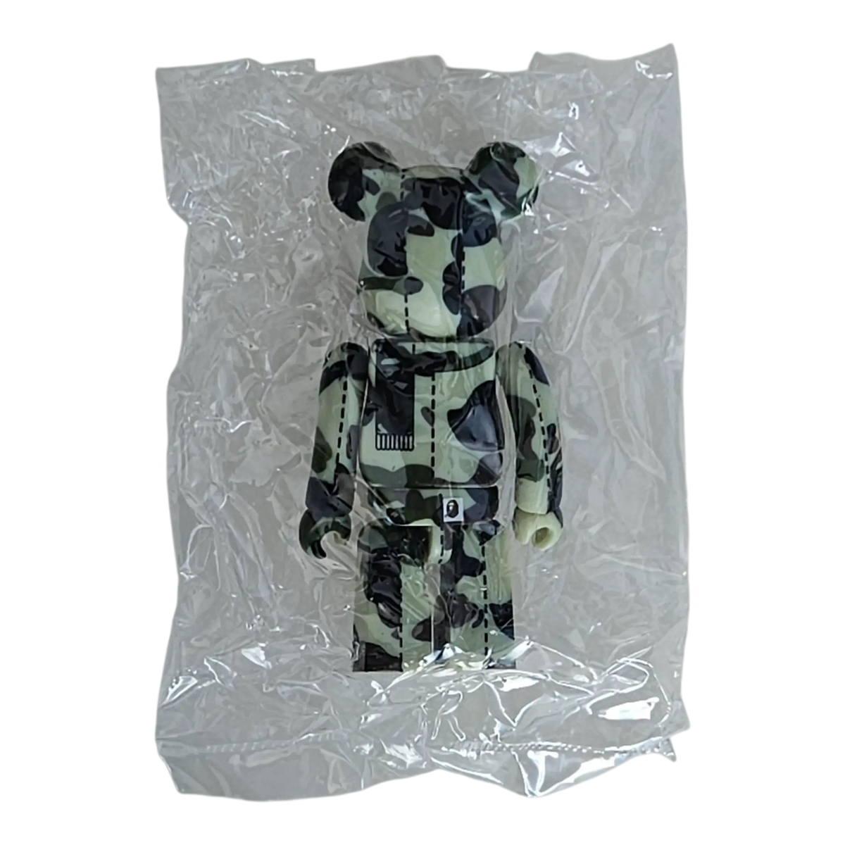 Bearbrick BAPE Play Camo Series 2 Green Type-2 100% Rückseite