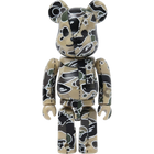 BE@RBRICK BAPE Play Camo Series 2 Yellow Type-1 (100%)