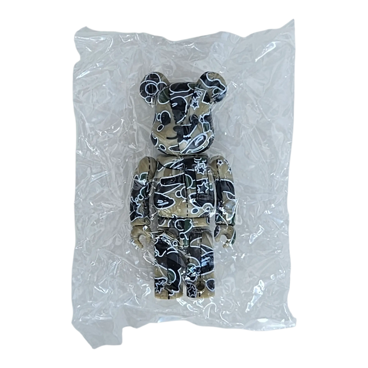 Bearbrick BAPE Play Camo Series 2 Yellow Type-1 100% in Folie