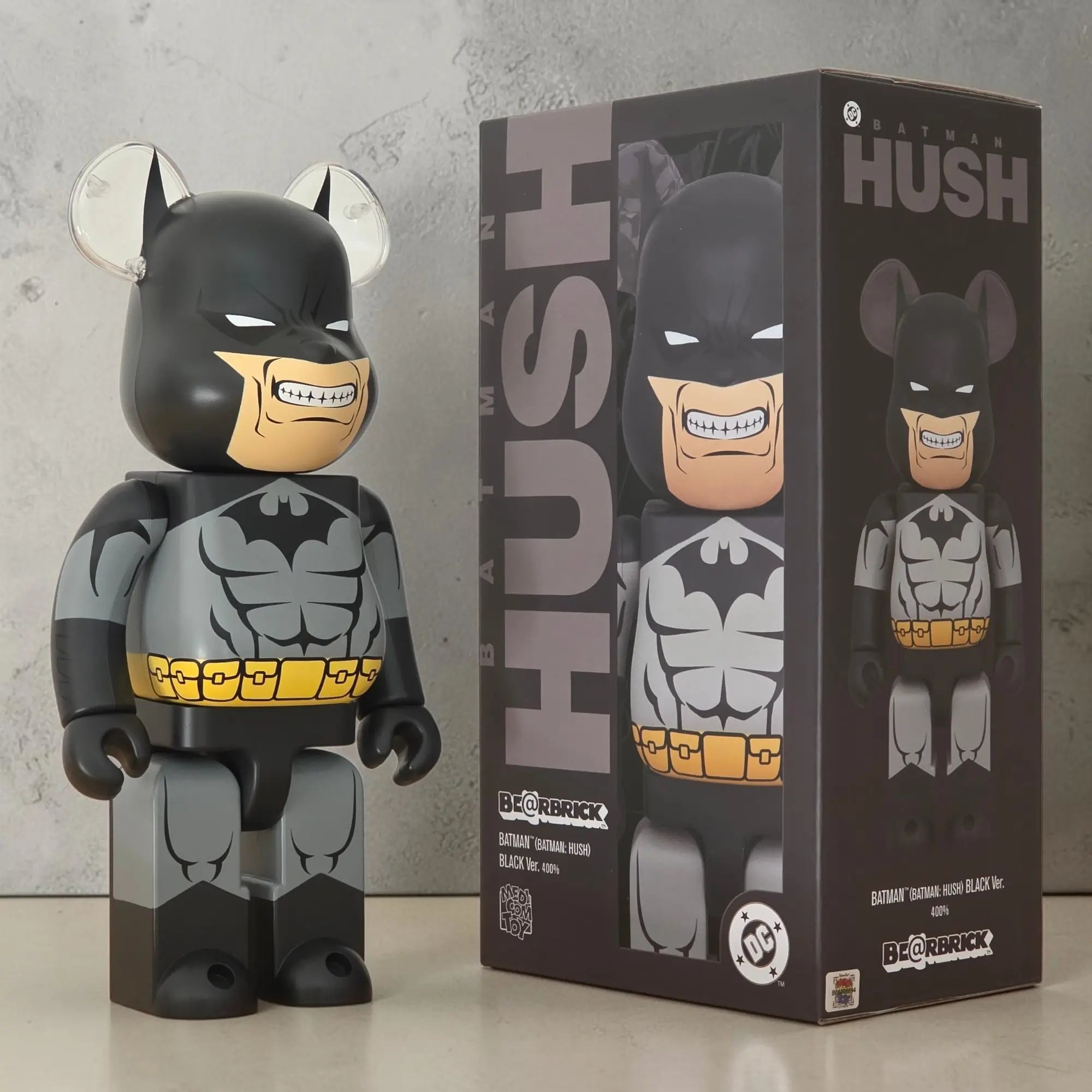 BE@RBRICK BATMAN HUSH 100％ & 400％ ベアブリック BATMAN HUSH BE@RBRICK 100% & 400% Pencil Art Ver DC展