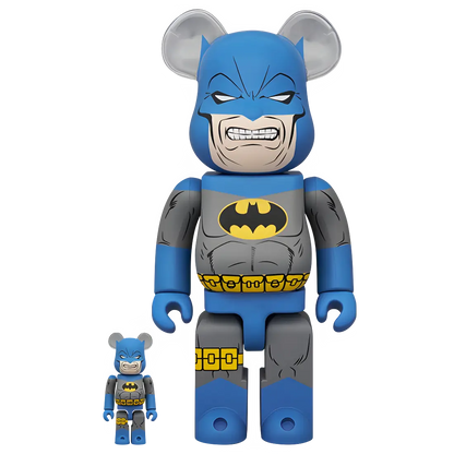 BE@RBRICK Batman TDKR Blue 100%+400% | MyBearBrick.de