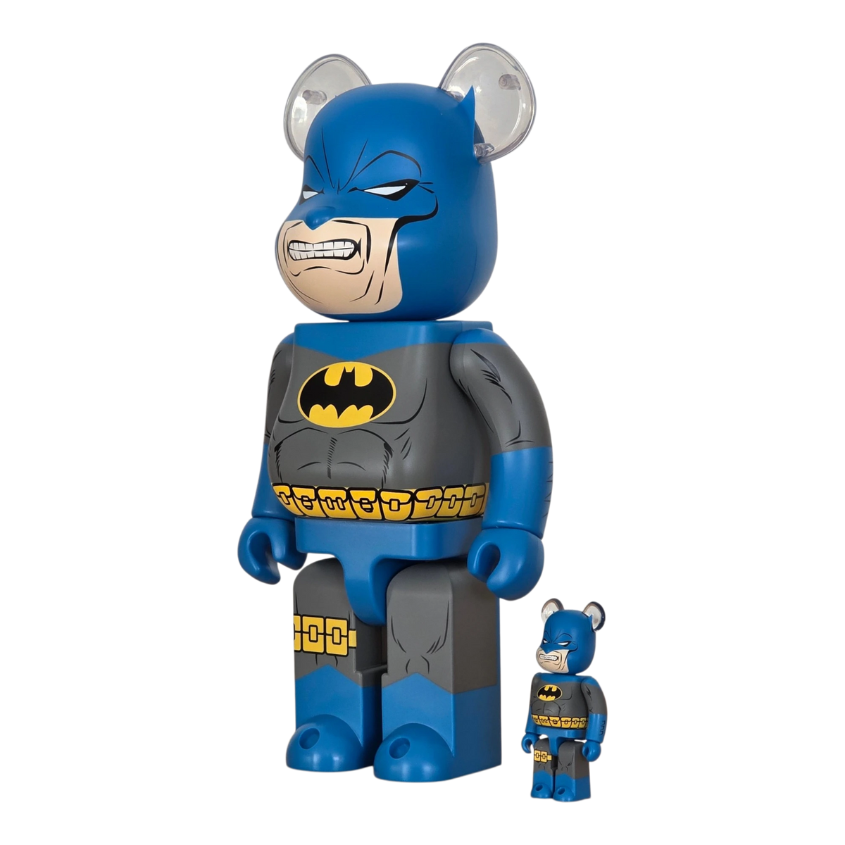 BE@RBRICK Batman TDKR Blue 100%+400% | MyBearBrick.de