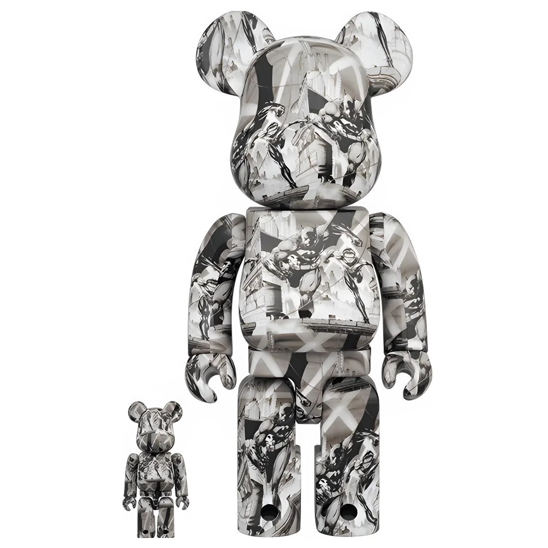 Bearbrick Batman: Hush Pencil Art Version 100%+400% Herstellerbild 1