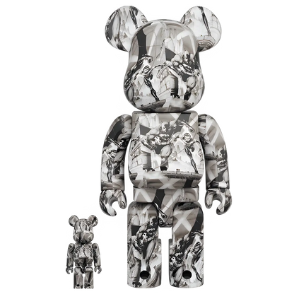 Bearbrick Batman: Hush Pencil Art Version 100%+400% Herstellerbild 1