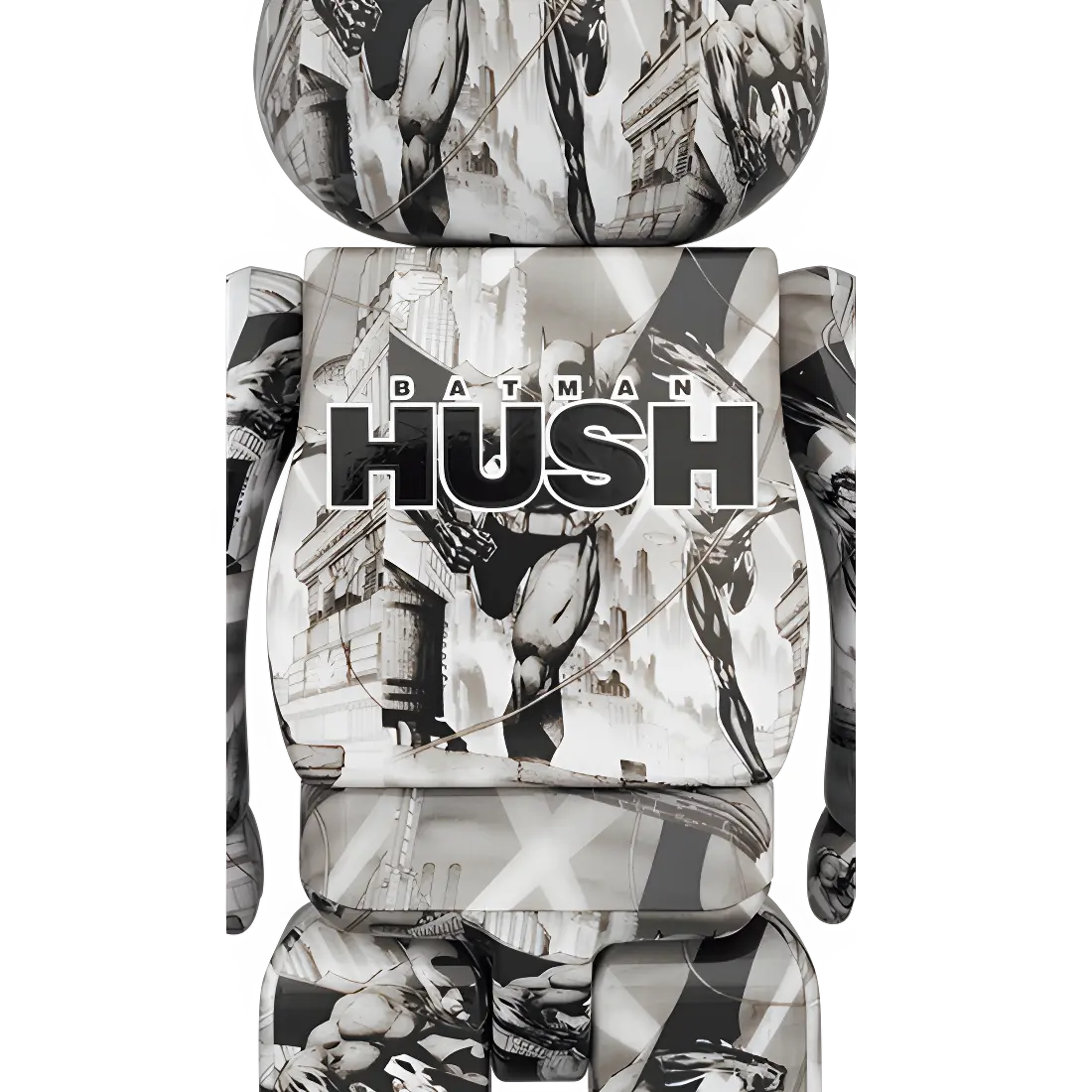 Bearbrick Batman: Hush Pencil Art Version 100%+400% Herstellerbild 4