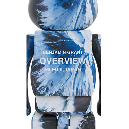 Bearbrick Benjamin Grant "Overview: Mount Fuji" 1000% Herstellerbild 2
