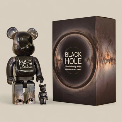 Bearbrick Black Hole Simulation by NASA 100%+400% mit Verpackung