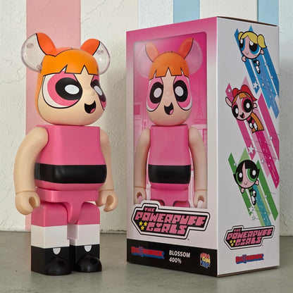 Bearbrick Blossom [The Powerpuff Girls] 400% mit Verpackung
