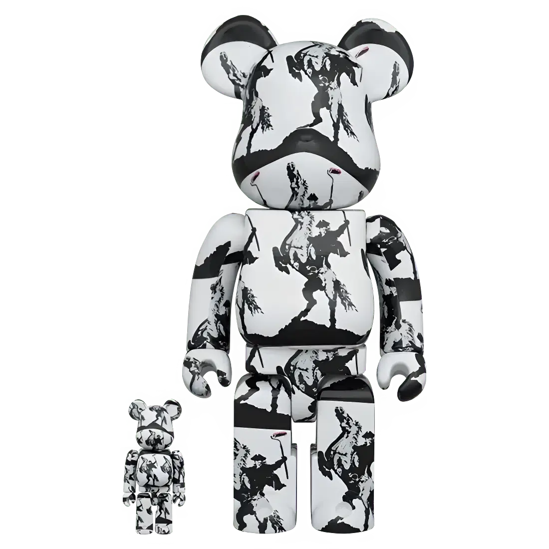 Bearbrick Brandalism "Highwayman" 100%+400% Herstellerbild 1