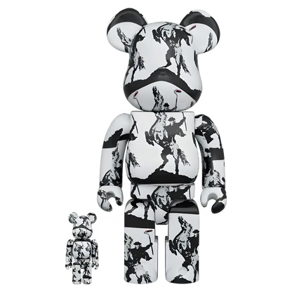 Bearbrick Brandalism "Highwayman" 100%+400% Herstellerbild 1