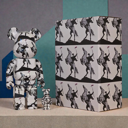 Bearbrick Brandalism "Highwayman" 100%+400% mit Verpackung