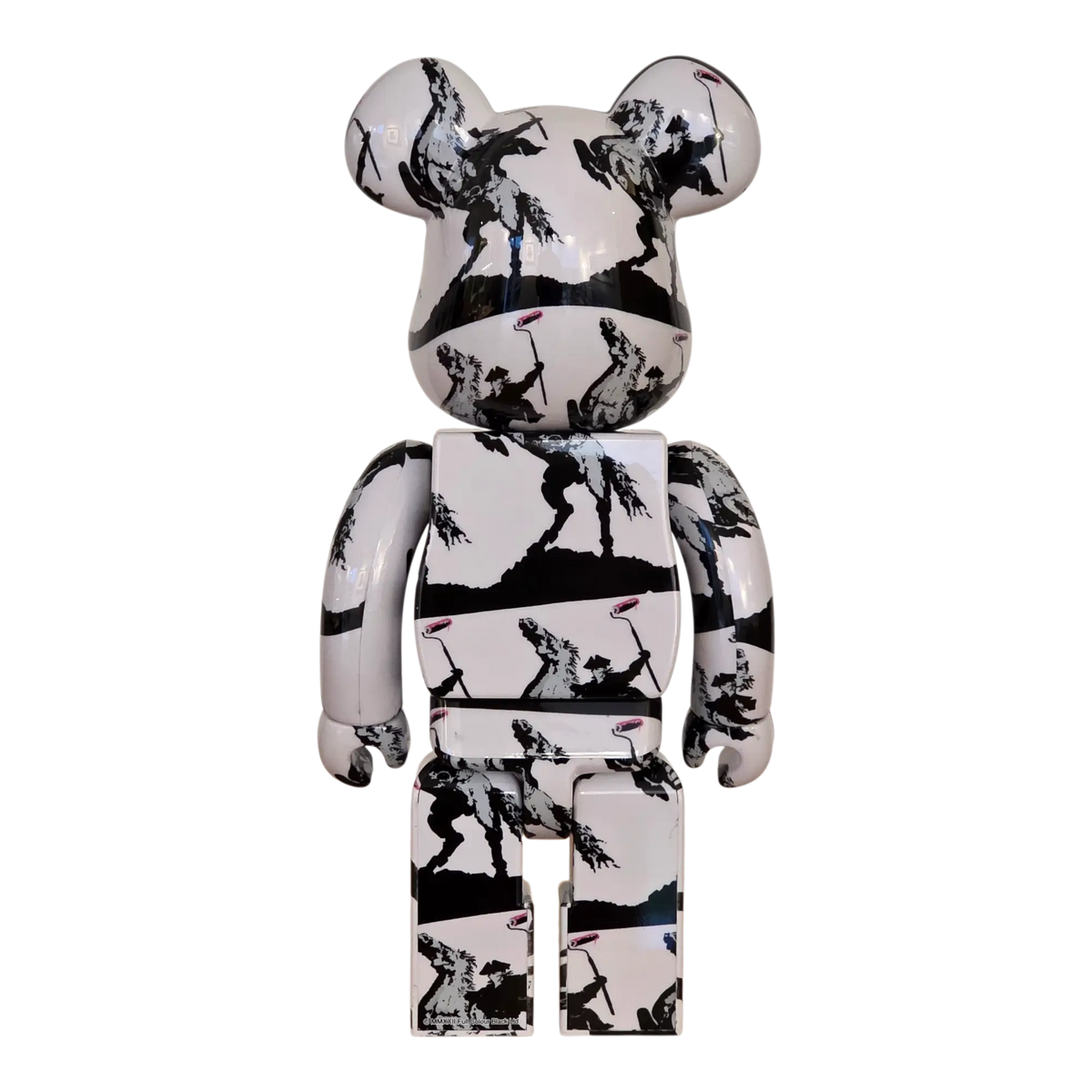 Bearbrick Brandalism "Highwayman" 100%+400% Rückseite