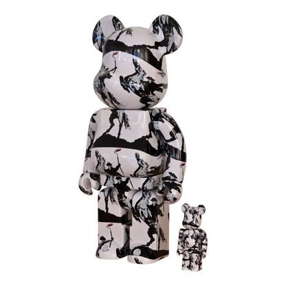 Bearbrick Brandalism "Highwayman" 100%+400% schräg