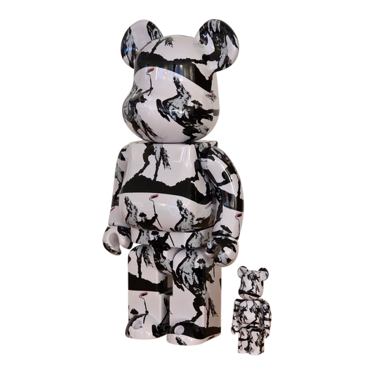 Bearbrick Brandalism "Highwayman" 100%+400% schräg