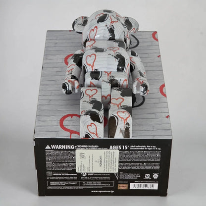Bearbrick Brandalism "Love Rat" 100%+400% Echtheitsmerkmale