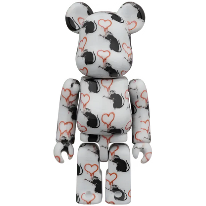 Bearbrick Brandalism "Love Rat" 100%+400% Herstellerbild 2