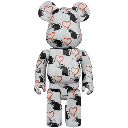 Bearbrick Brandalism "Love Rat" 100%+400% Herstellerbild 3