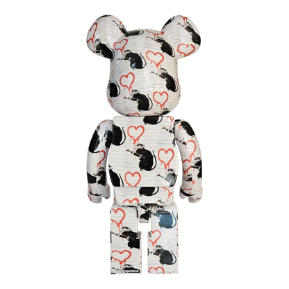 Bearbrick Brandalism "Love Rat" 1000% Rückseite