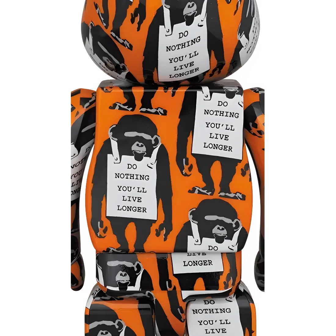 Bearbrick Brandalism "Monkey Sign" 100%+400% Herstellerbild 4