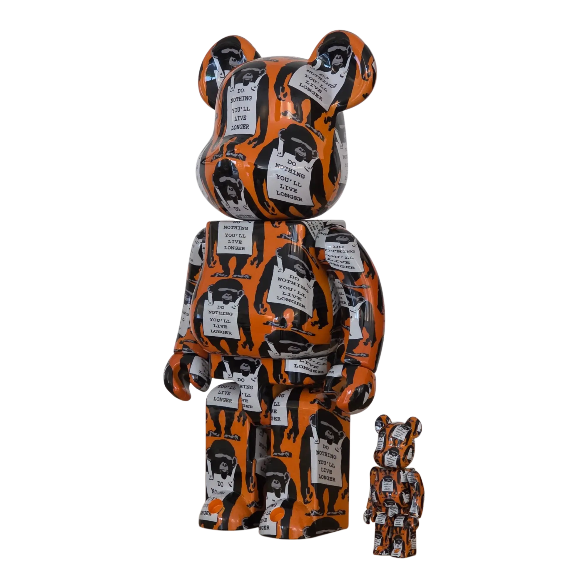 ベアブリック バンクシー ベアブリック バンクシー BE@RBRICK 総柄
