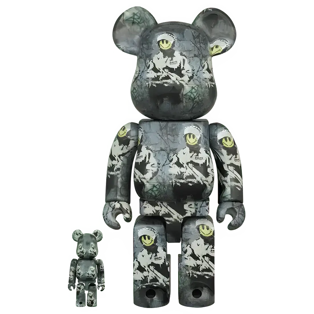 Bearbrick Brandalism "Riot Cop" 100%+400% Herstellerbild 1