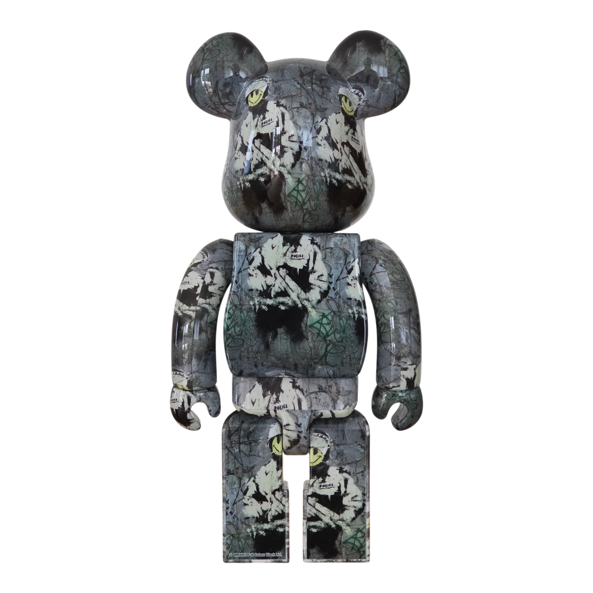 Bearbrick Brandalism "Riot Cop" 100%+400% Rückseite