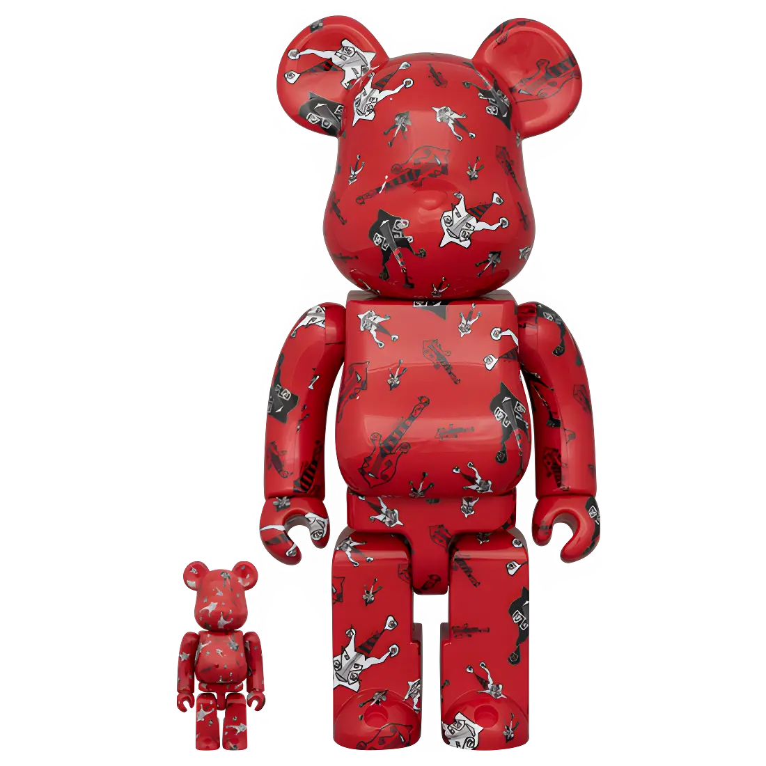 Bearbrick BUCK∞TICK Hisashi Imai Red Version 100%+400% Herstellerbild 1