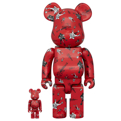 Bearbrick BUCK∞TICK Hisashi Imai Red Version 100%+400% Herstellerbild 1