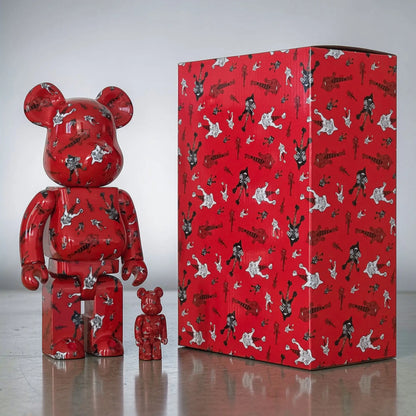Bearbrick BUCK∞TICK Hisashi Imai Red Version 100%+400% mit Verpackung