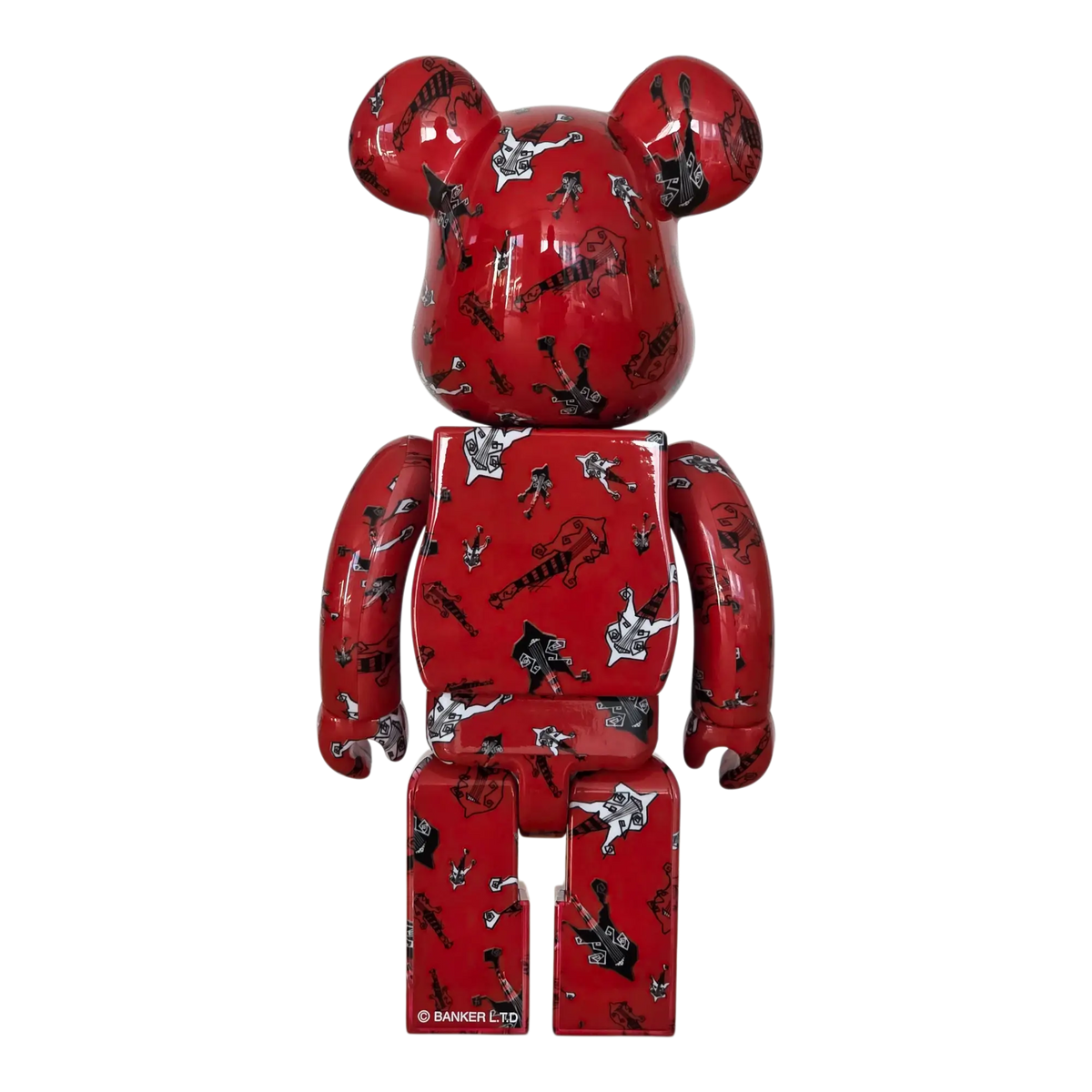 Bearbrick BUCK∞TICK Hisashi Imai Red Version 100%+400% Rückseite