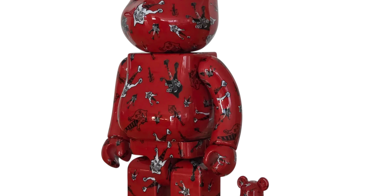 BE@RBRICK BUCK TICK 今井寿 RED 100％ & 400％ BE@RBRICK BUCK∞TICK Hisashi Imai Red Version 100%+400%