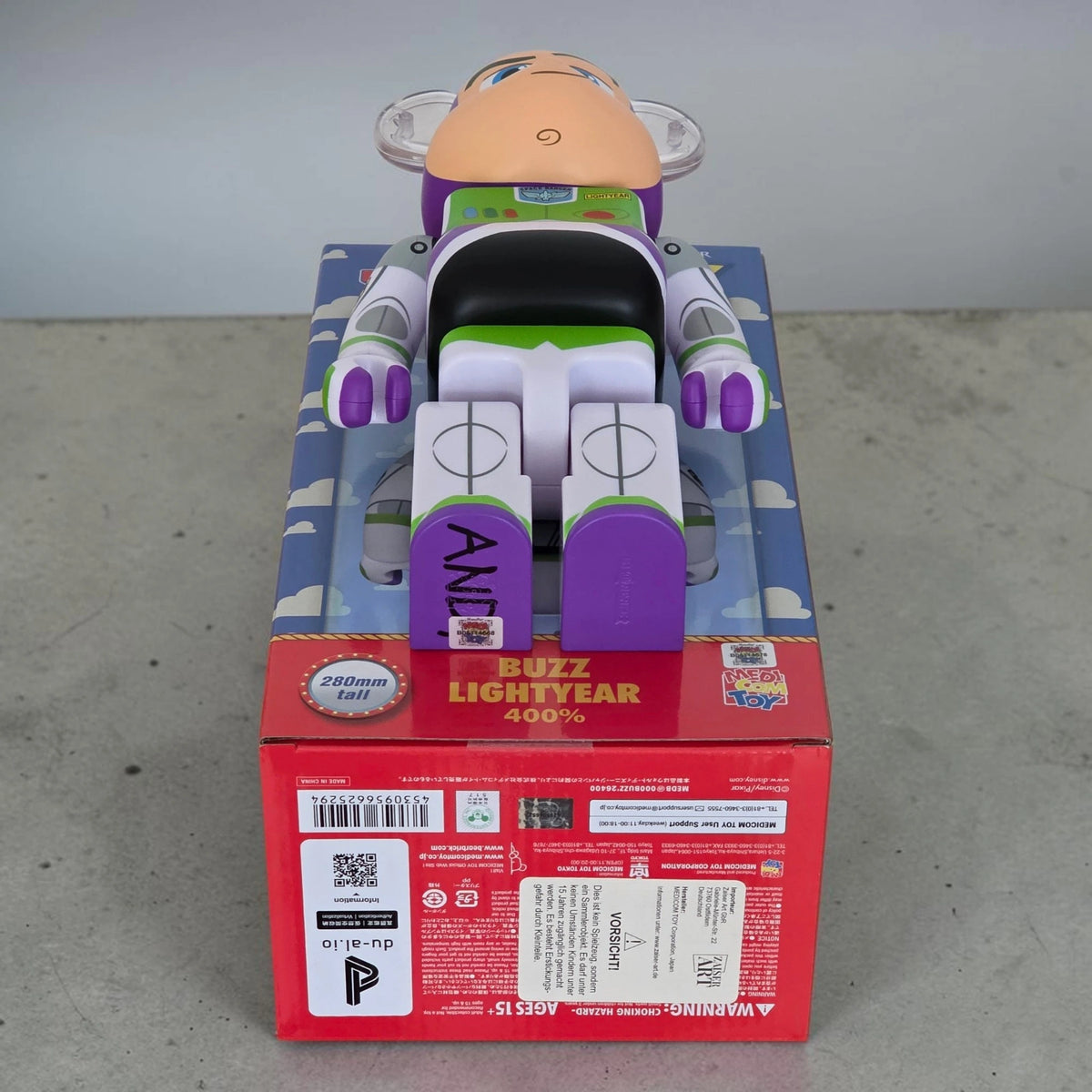 Bearbrick Buzz Lightyear [Toy Story] 400% Echtheitsmerkmale