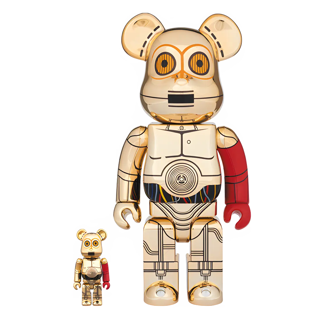Bearbrick C-3PO [Star Wars: The Force Awakens Version] 100%+400% Herstellerbild 1