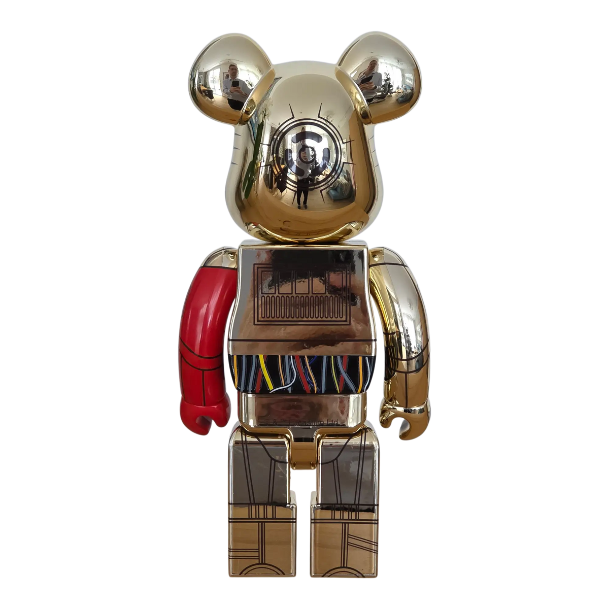 Bearbrick C-3PO [Star Wars: The Force Awakens Version] 100%+400% Rückseite