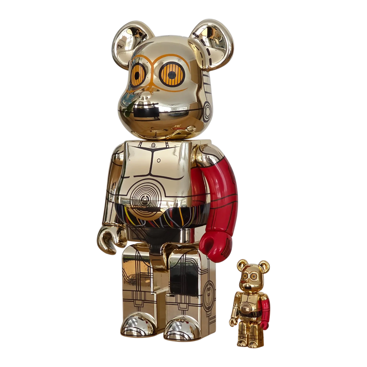 Bearbrick C-3PO [Star Wars: The Force Awakens Version] 100%+400% schräg