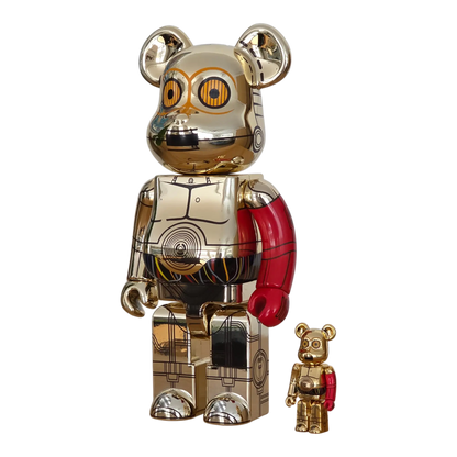 Bearbrick C-3PO [Star Wars: The Force Awakens Version] 100%+400% schräg