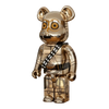 Bearbrick C-3PO Gold Chrome Version 1000% schräg