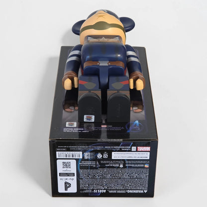 Bearbrick Captain America Winter Soldier Version [The Infinity Saga] 400% Echtheitsmerkmale