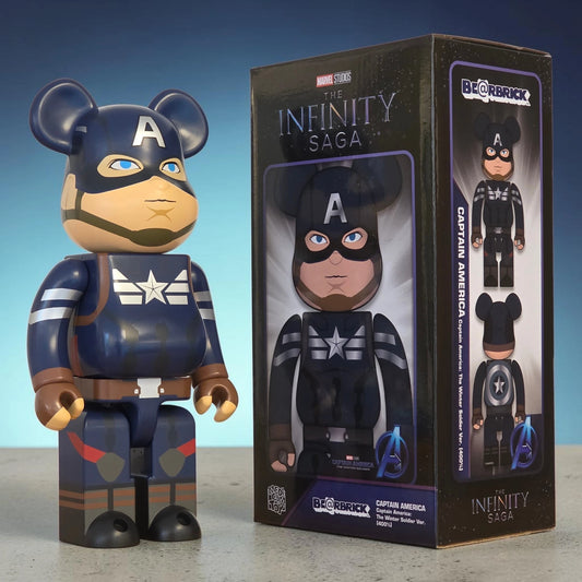 Bearbrick Captain America Winter Soldier Version [The Infinity Saga] 400% mit Verpackung