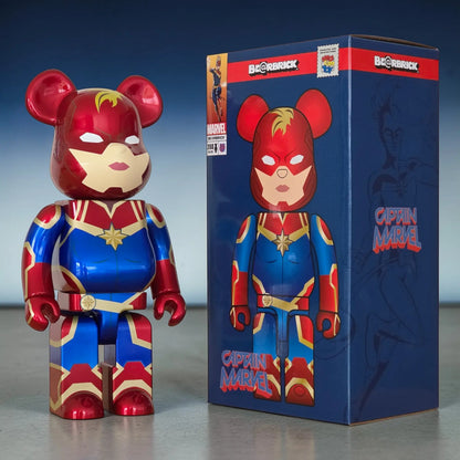 Bearbrick Captain Marvel [MARVEL] 400% mit Verpackung